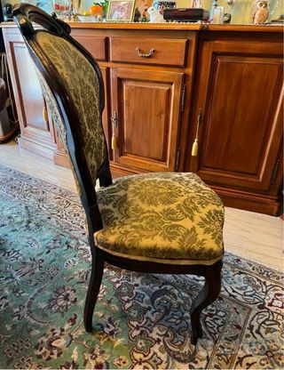 6 sedie legno vintage
