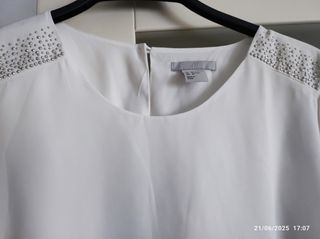 Blusa blanca HM - Talla L