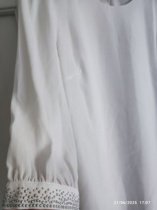 Blusa blanca HM - Talla L
