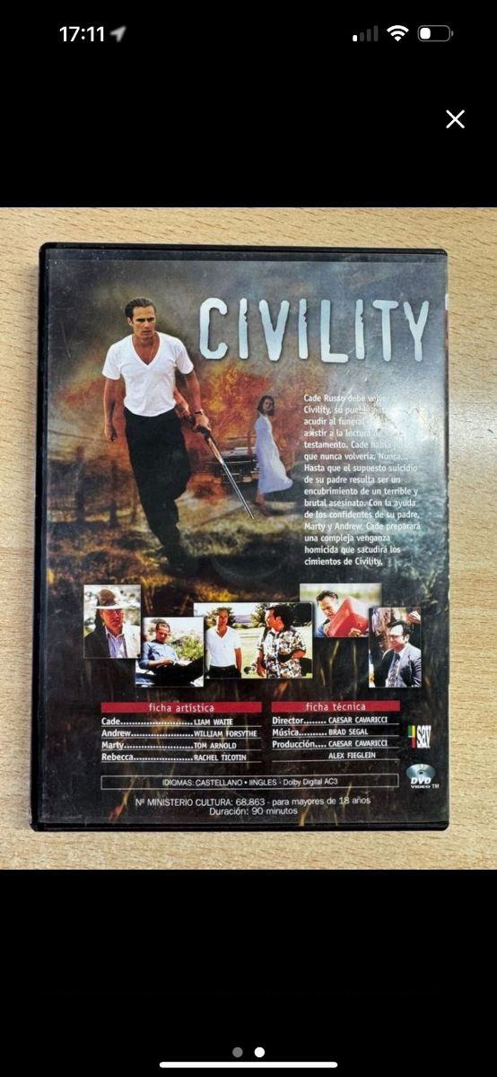 DVD Civility - Liam Waite