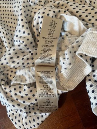 Maglia Burberry Brit - Pois - Tg M puro lino