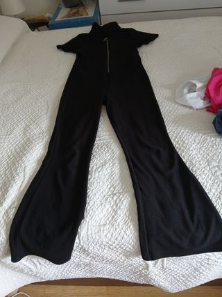 Mono negro - Pantalón ancho