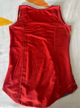 Camiseta Desigual roja - Tirantes