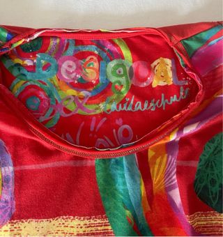 Camiseta Desigual roja - Tirantes