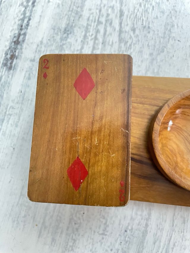 pieza vintage de madera