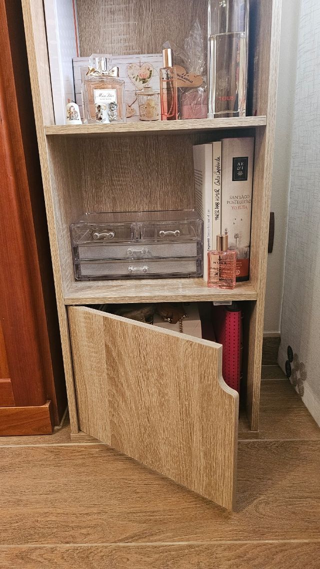 Estantería madera 4 baldas - marrón