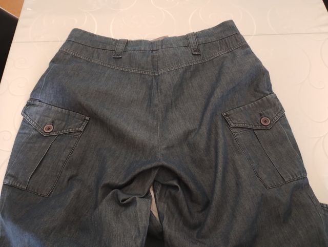 Pantaloni Capri in Jeans