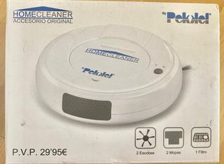 Robot aspirador HomeCleaner + Caja accesorios