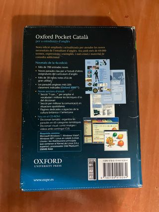 Diccionari Oxford Pocket Català per a estudiant...