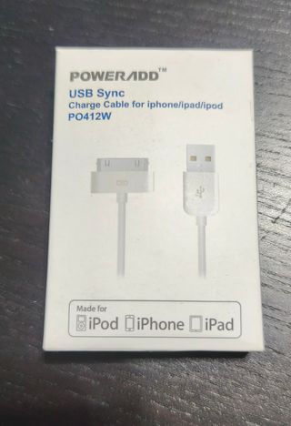 Cable USB Poweradd - iPhone/iPad/iPod