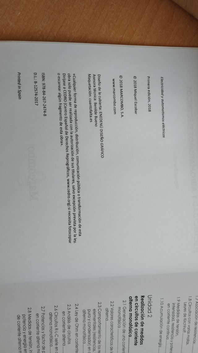 *Electricidad y automatismos eléctricos