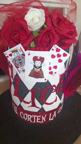 Sombrero Reina Corazones Alicia
