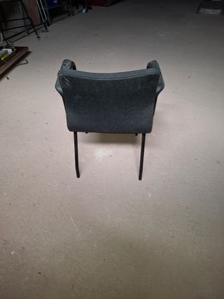 Silla oficina negra con colchón