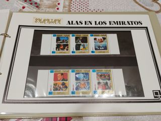 Álbum Sellos Emiratos Árabes Unidos.