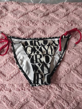 Braga bikini ROXY blanco y negro