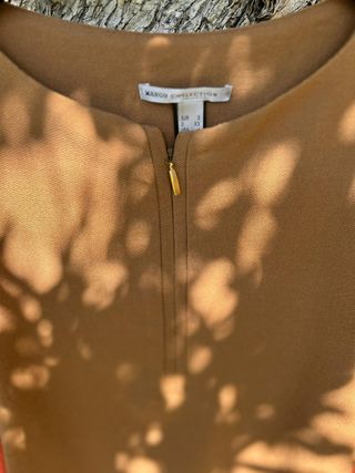 Vestito Mango Collection Tg40 Marrone Arancio