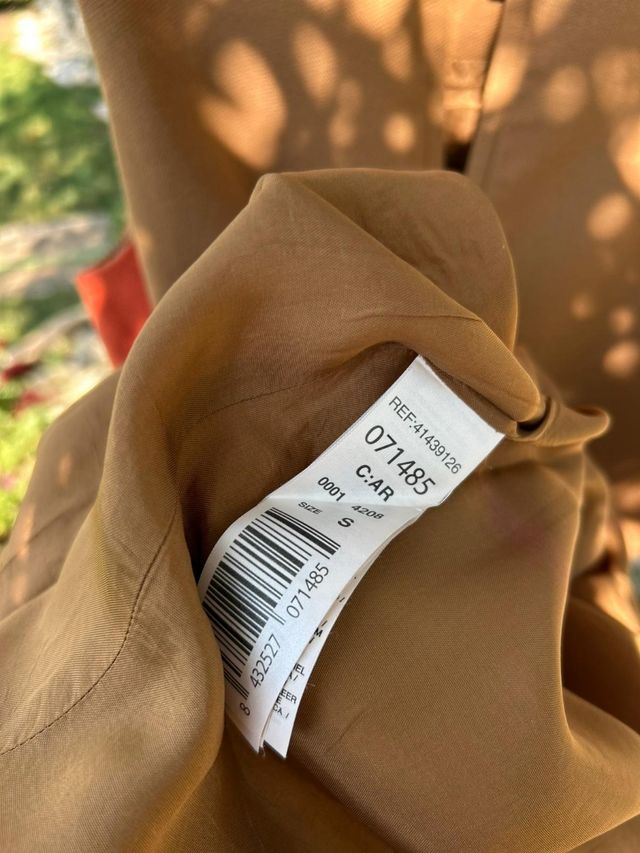 Vestito Mango Collection Tg40 Marrone Arancio