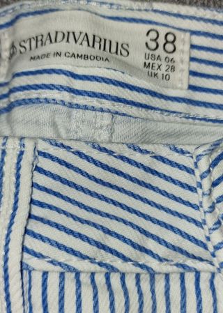 Shorts rayas Stradivarius