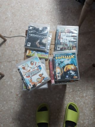 PS3 (PlayStation 3) con 8 juegos