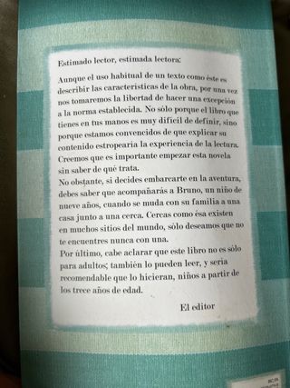 El Nino con el Pijama de Rayas (Spanish Edition)