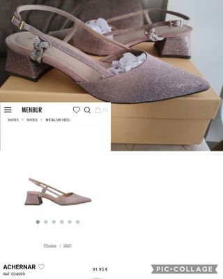 Zapatos Menbur Rosa 41 - Elegantes