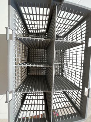 Cubertero lavavajillas gris