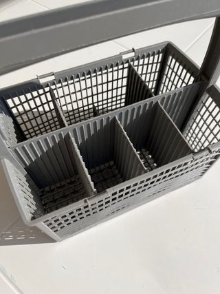 Cubertero lavavajillas gris