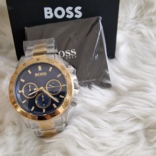 Reloj Hugo Boss cronógrafo azul y dorado