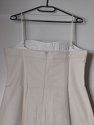Vestido Zara beige