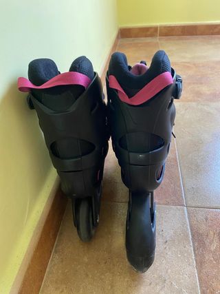 Patines de línea, negros