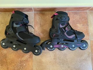 Patines de línea, negros