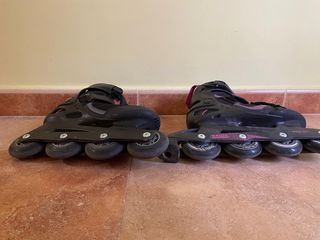 Patines de línea, negros