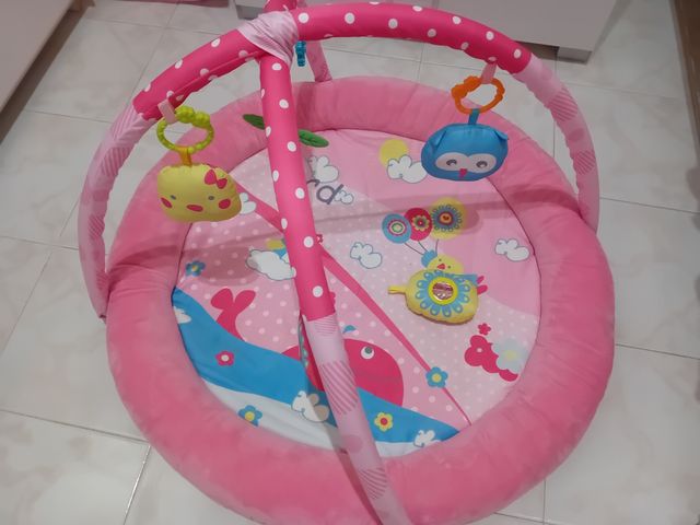 Palestrina bimbi rosa con 4 giochini