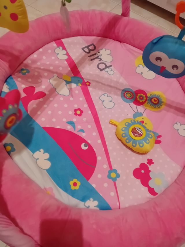 Palestrina bimbi rosa con 4 giochini