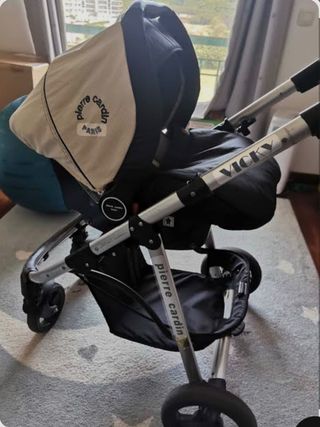 Carrinho Bebé Pierre Cardin 2 em 1