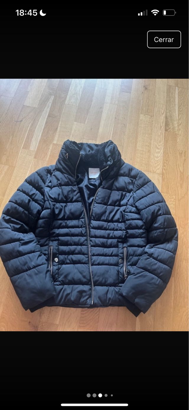 Giacca Clockhouse nera imbottita