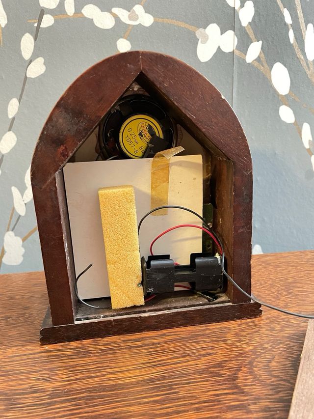 Radio vintage madera años 30