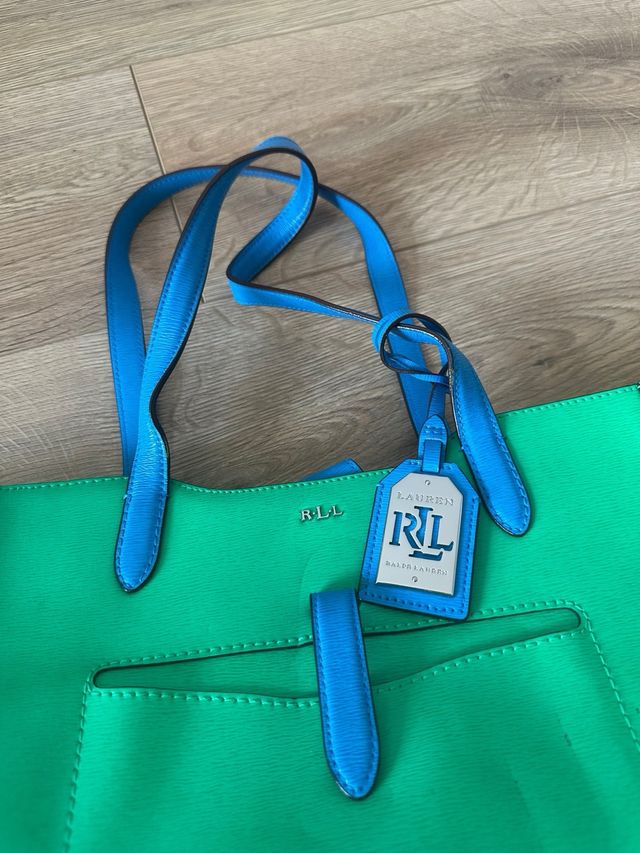Bolso Polo Ralph Lauren - Azul y Verde