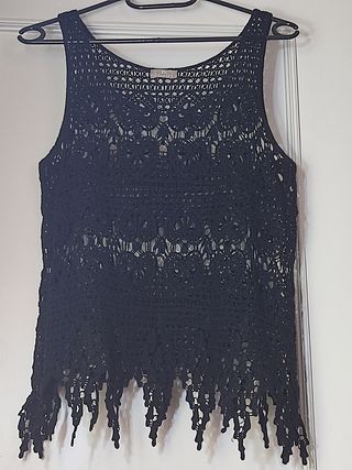 Top negro crochet Dayaday