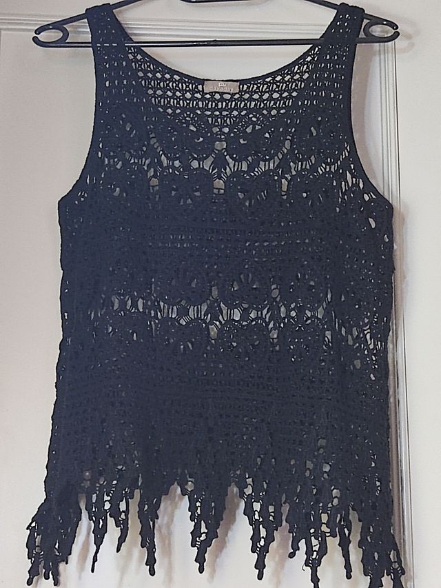 Top negro crochet Dayaday