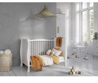 Cuna bebé 60x120 + sábanas