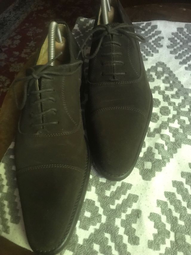 Scarpe Finsbury scamosciate marroni