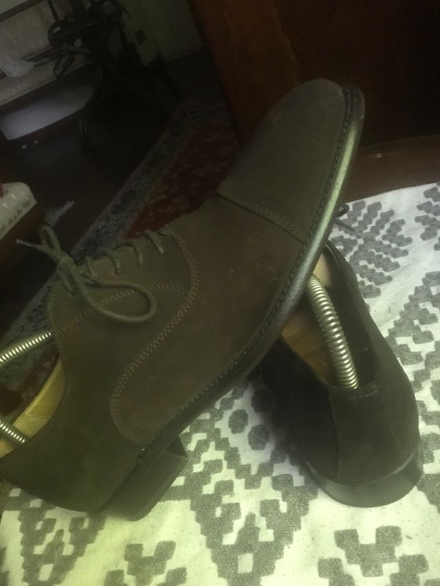 Scarpe Finsbury scamosciate marroni