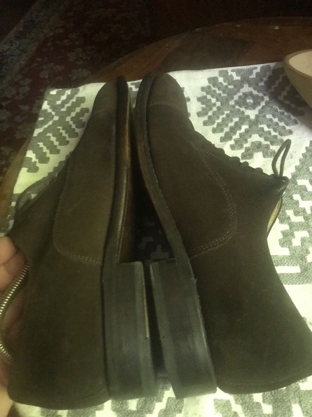 Scarpe Finsbury scamosciate marroni