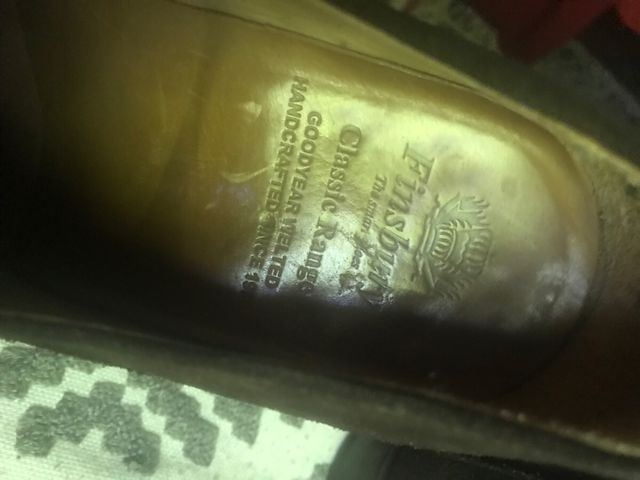 Scarpe Finsbury scamosciate marroni