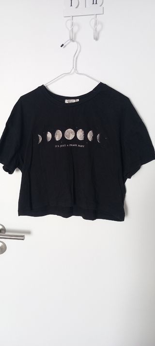 T-shirt Cropped Stradivarius