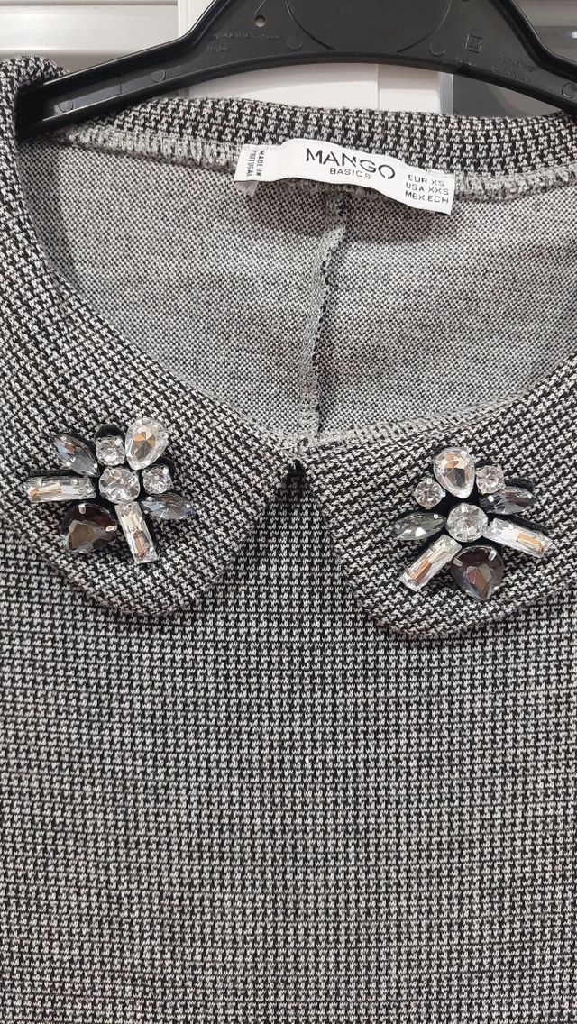 Vestido Mango XS - Gris