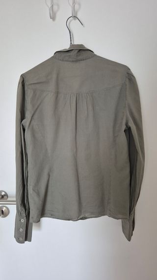 Camisa Benetton Verde Oliva