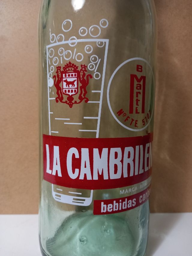 Botella La Cambrilense antigua