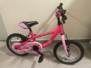 Bicicleta niña B-Pro 14" rosa